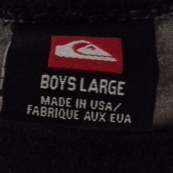 BOYS Large Quicksilver Shirt - Picture 5 of 5